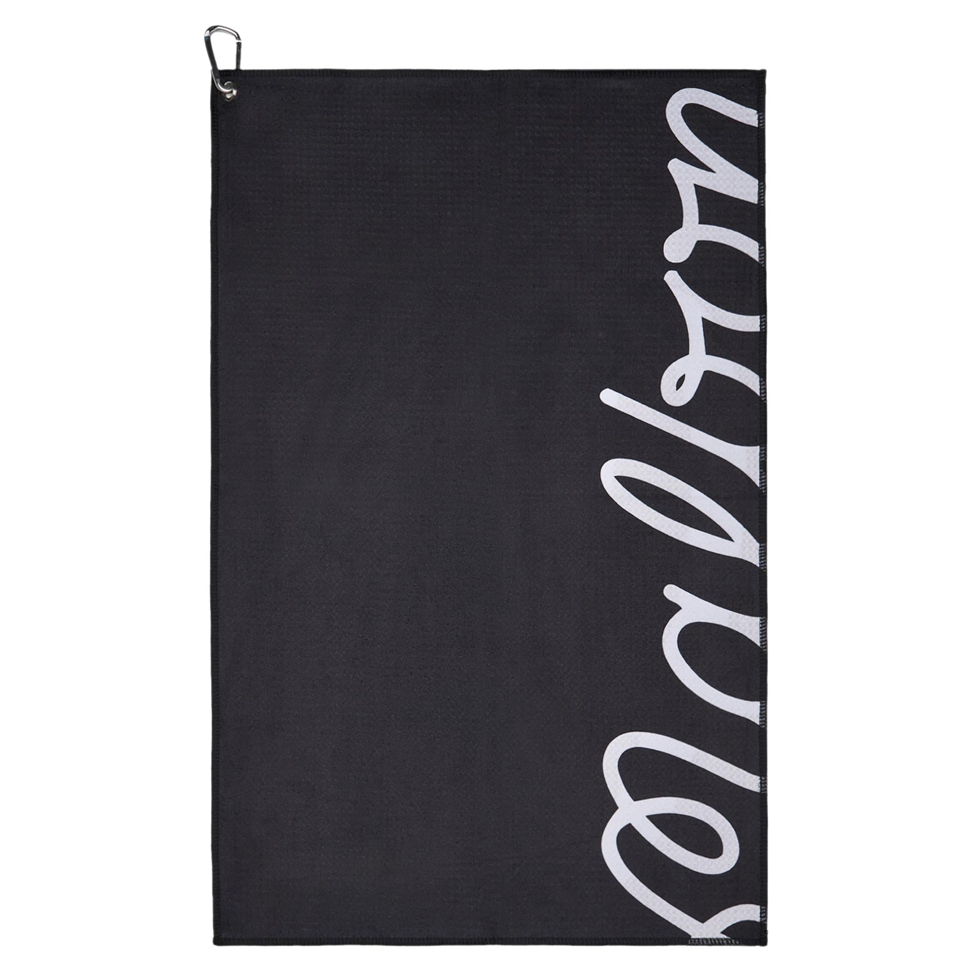 Malbon Golf Icons Malbon Golf Towel Black